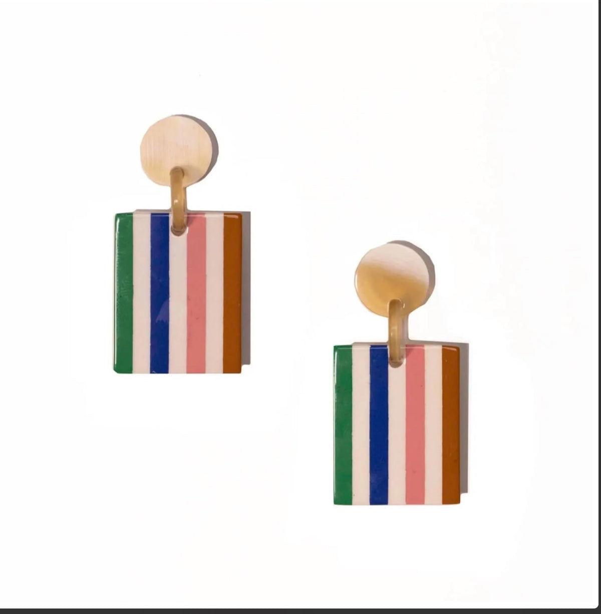 Sunshine Tienda | Desert Stripe Block Earrings