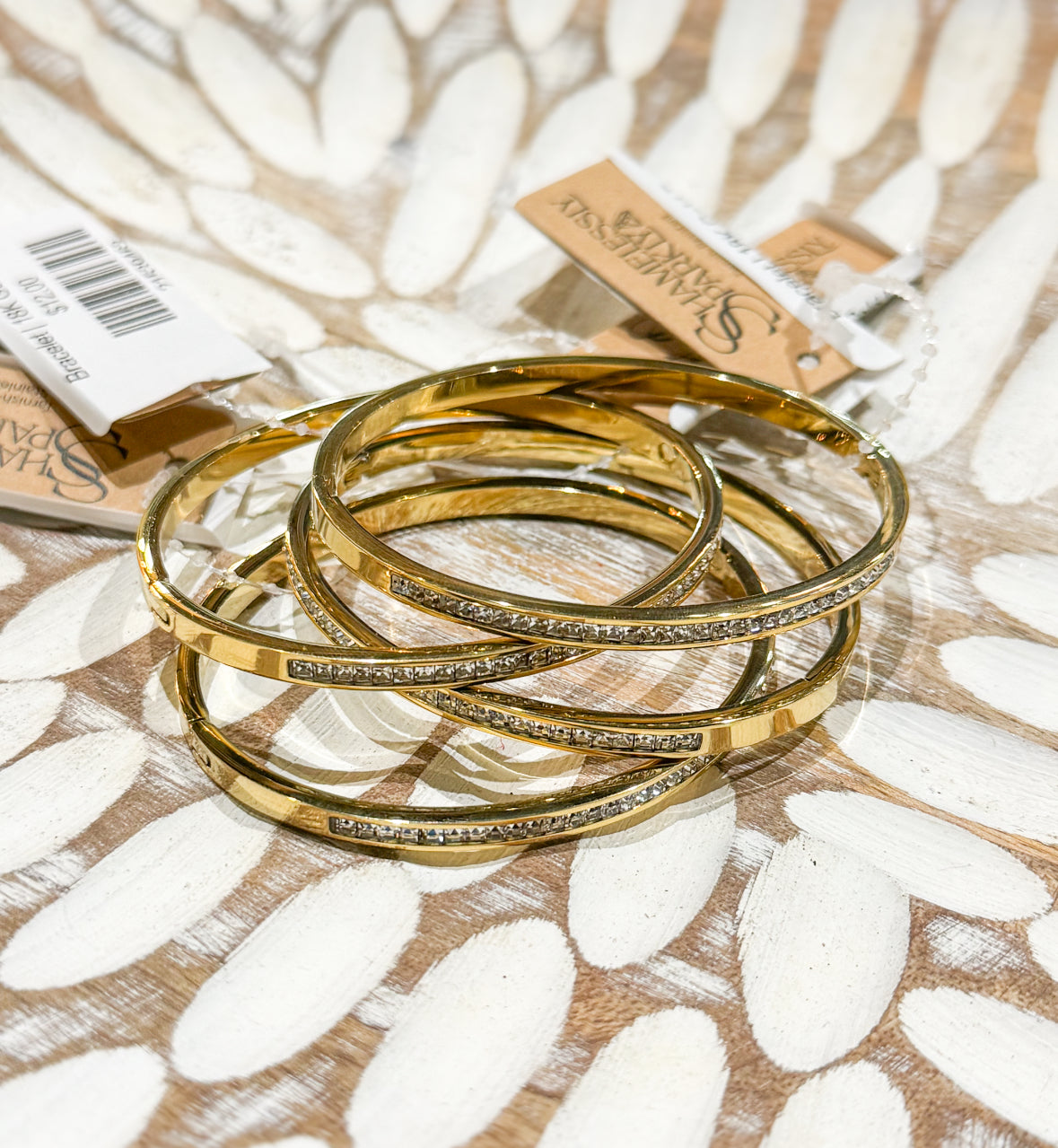 Bracelet | Bangle 18K Gold Dipped