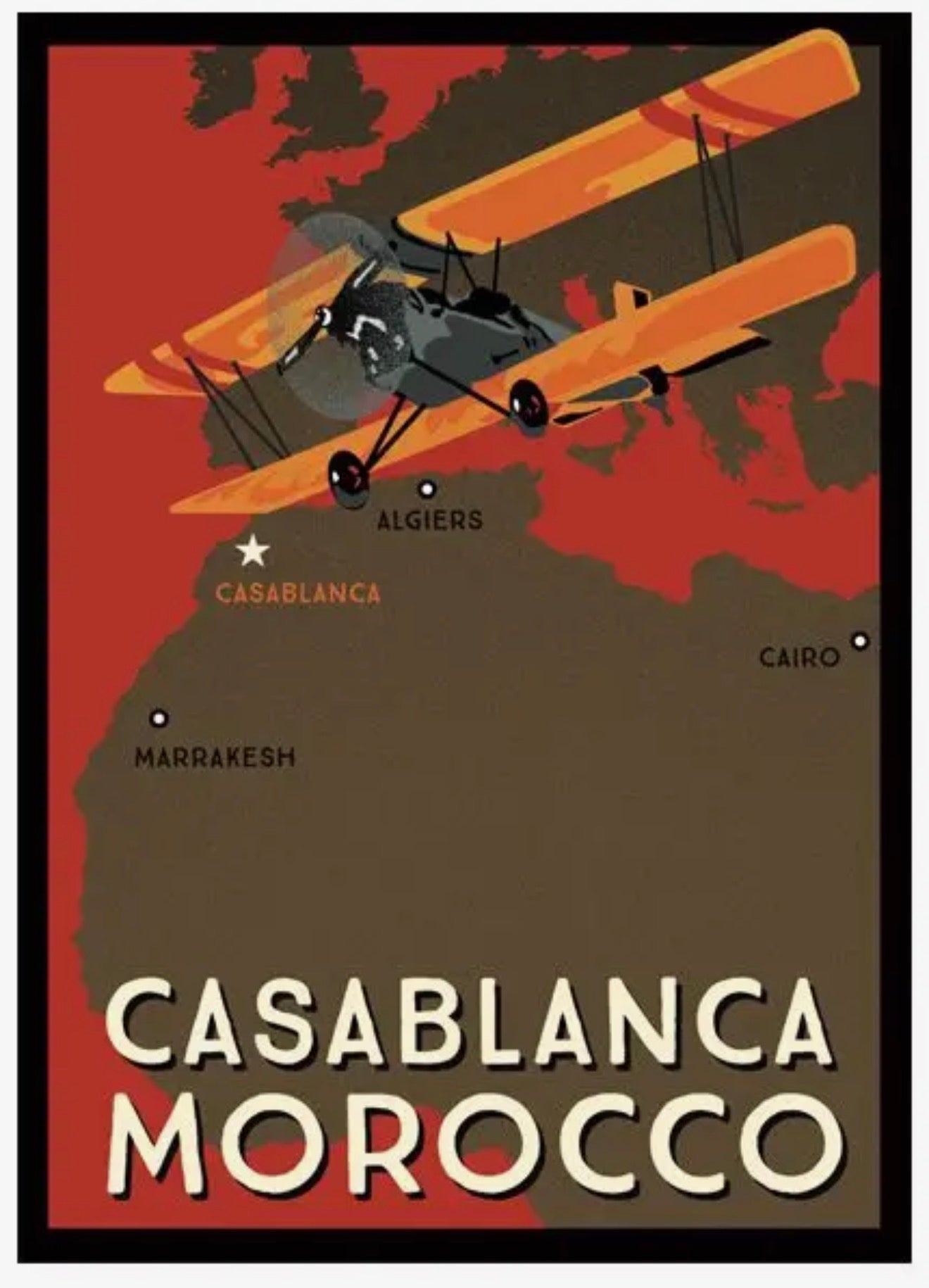 Luggage Tag - Casablanca