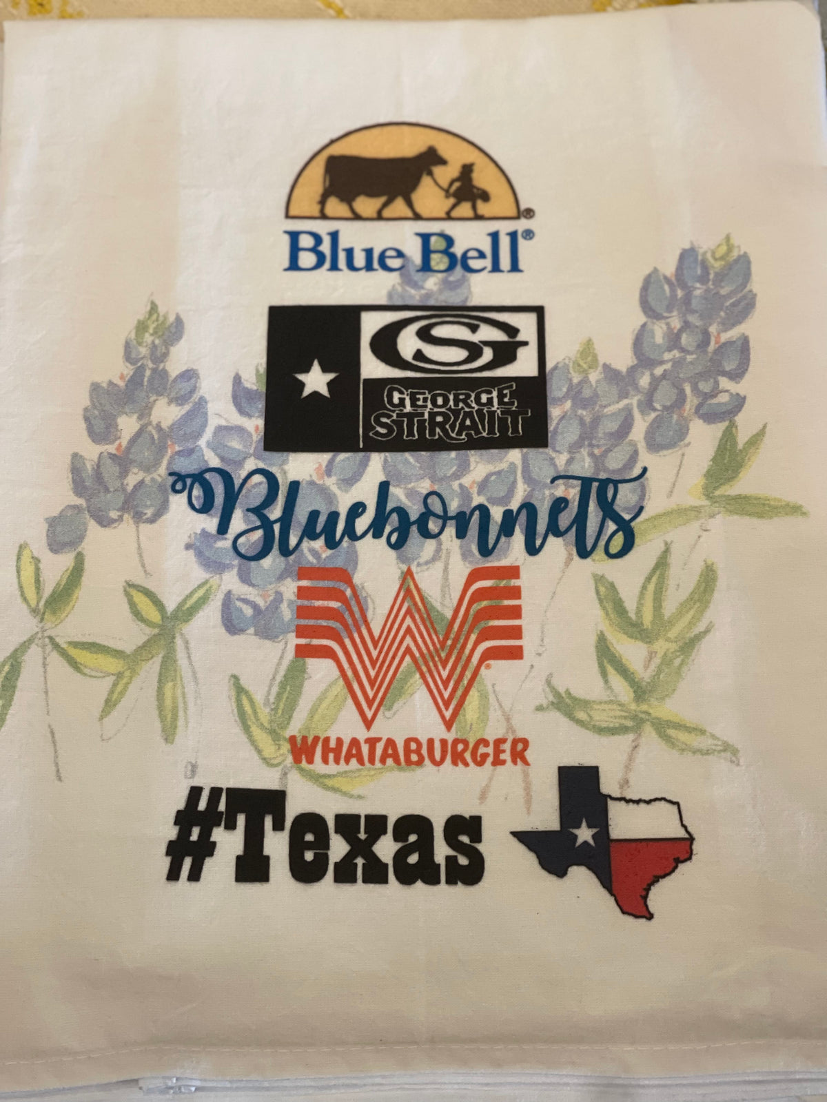 Kitchen | Texas Things Tea Towel