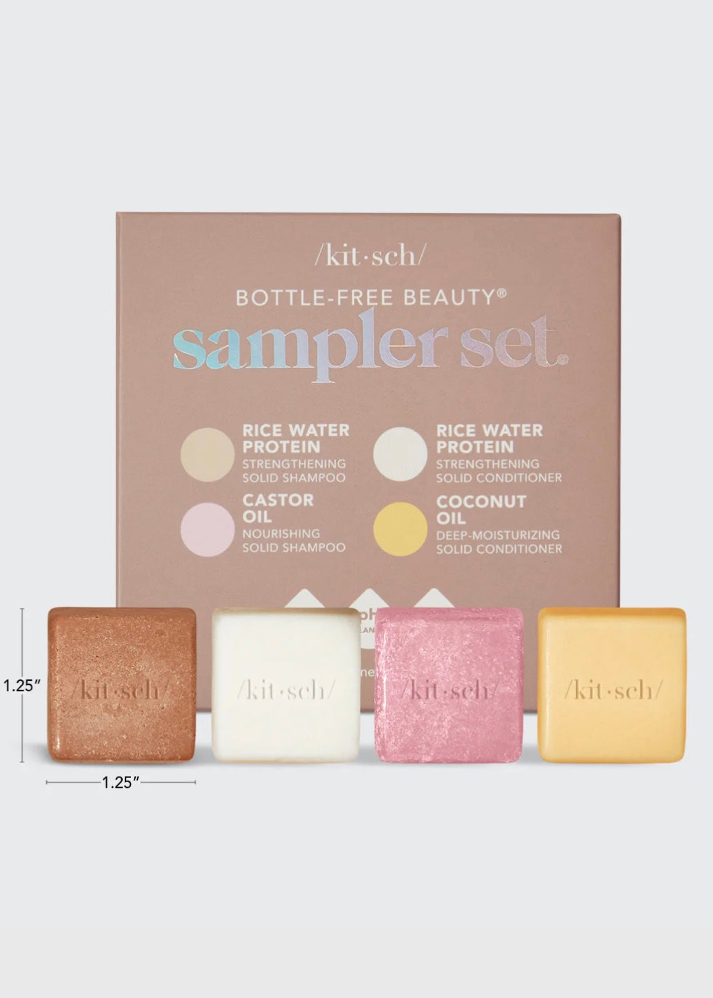 Bath &amp; Beauty | Shampoo + Conditioner 4pc Sampler Set