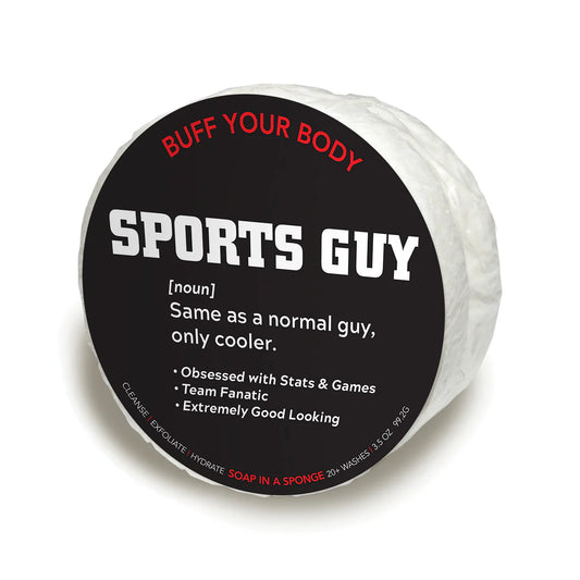 Caren Sports Guy Soap Sponge