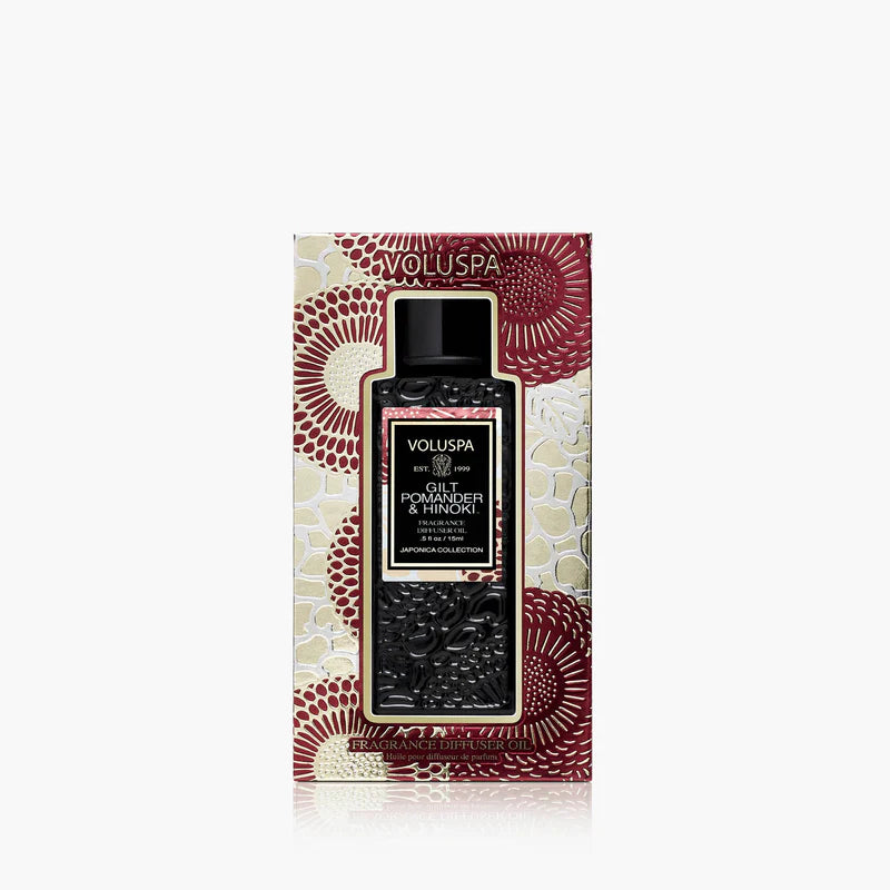 Oils | Voluspa Gilt Pomander Diffuser Fragrance Oil