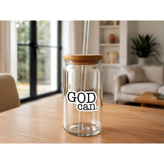 God Can Vinyl Sticker