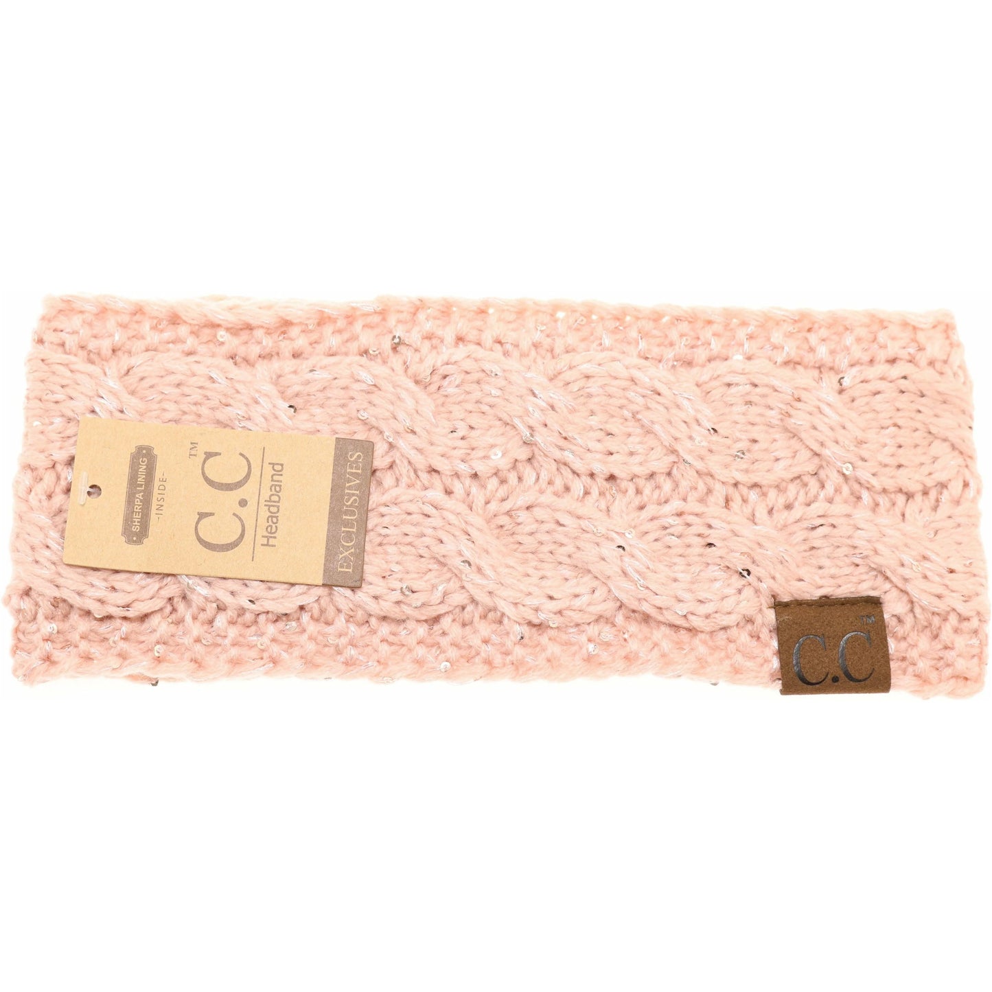 Accessories | C.C Sequin Head Wrap Indie Pink