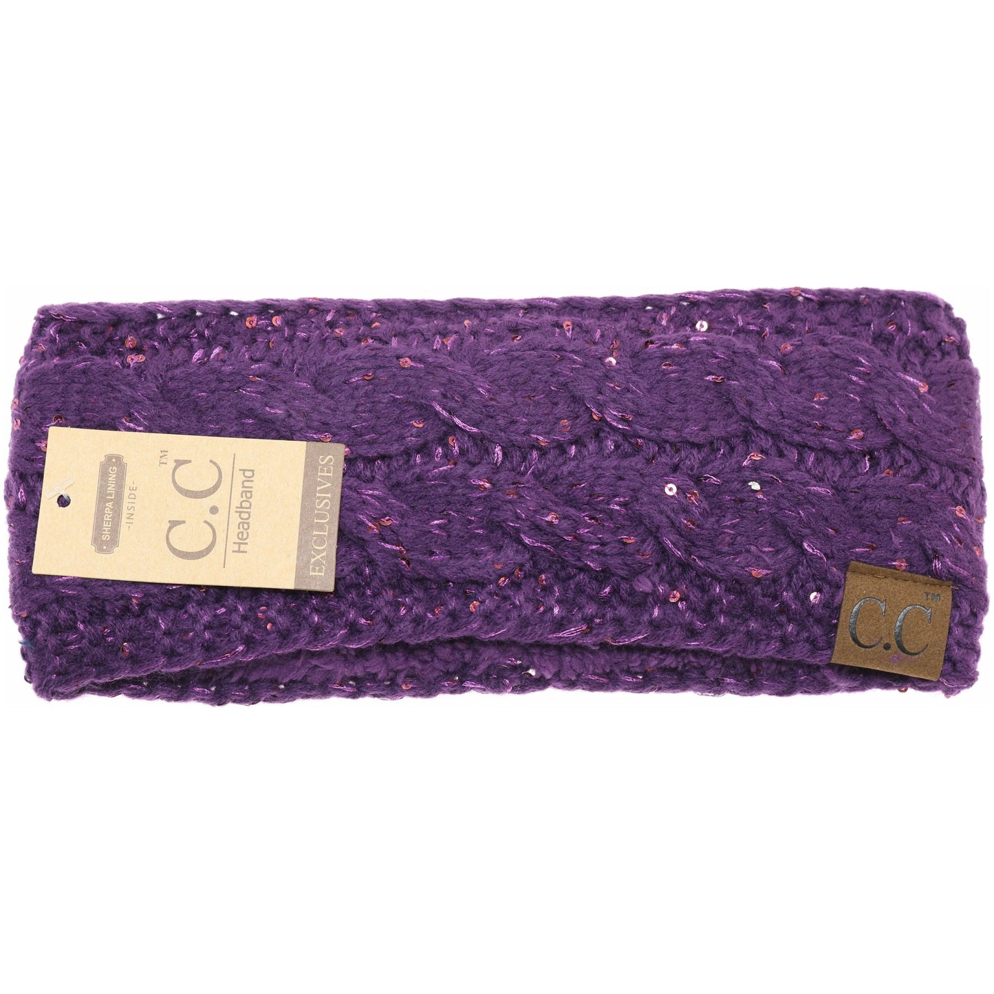 Accessories | C.C Sequin Head Wrap Purple