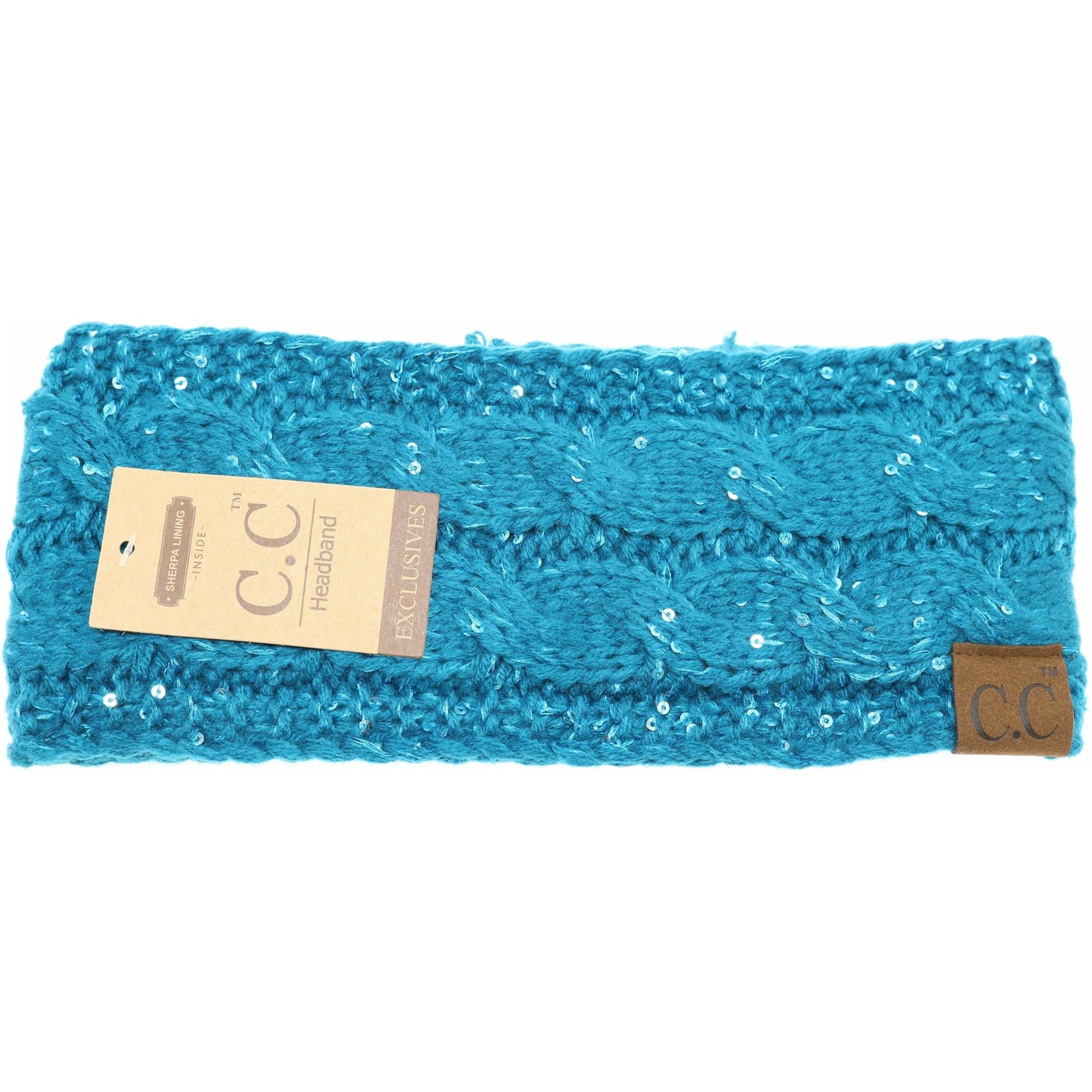Accessories | C.C Sequin Head Wrap Teal