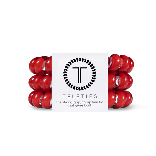 Teleties Large Hair Ties • Scarlet Red