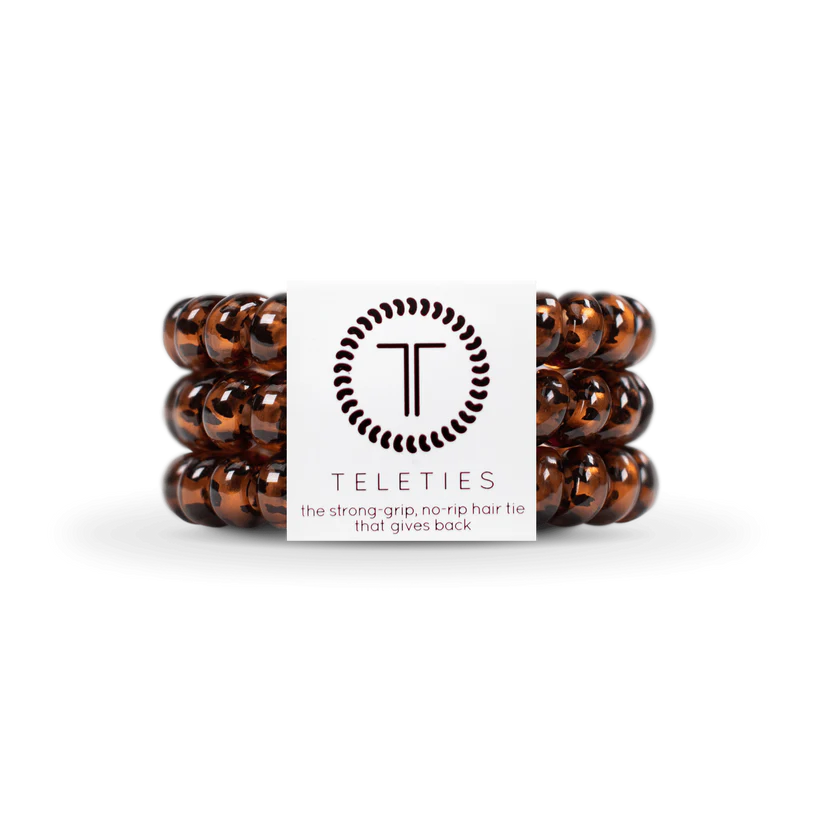 Teleties Large Hair Ties • Tortoise