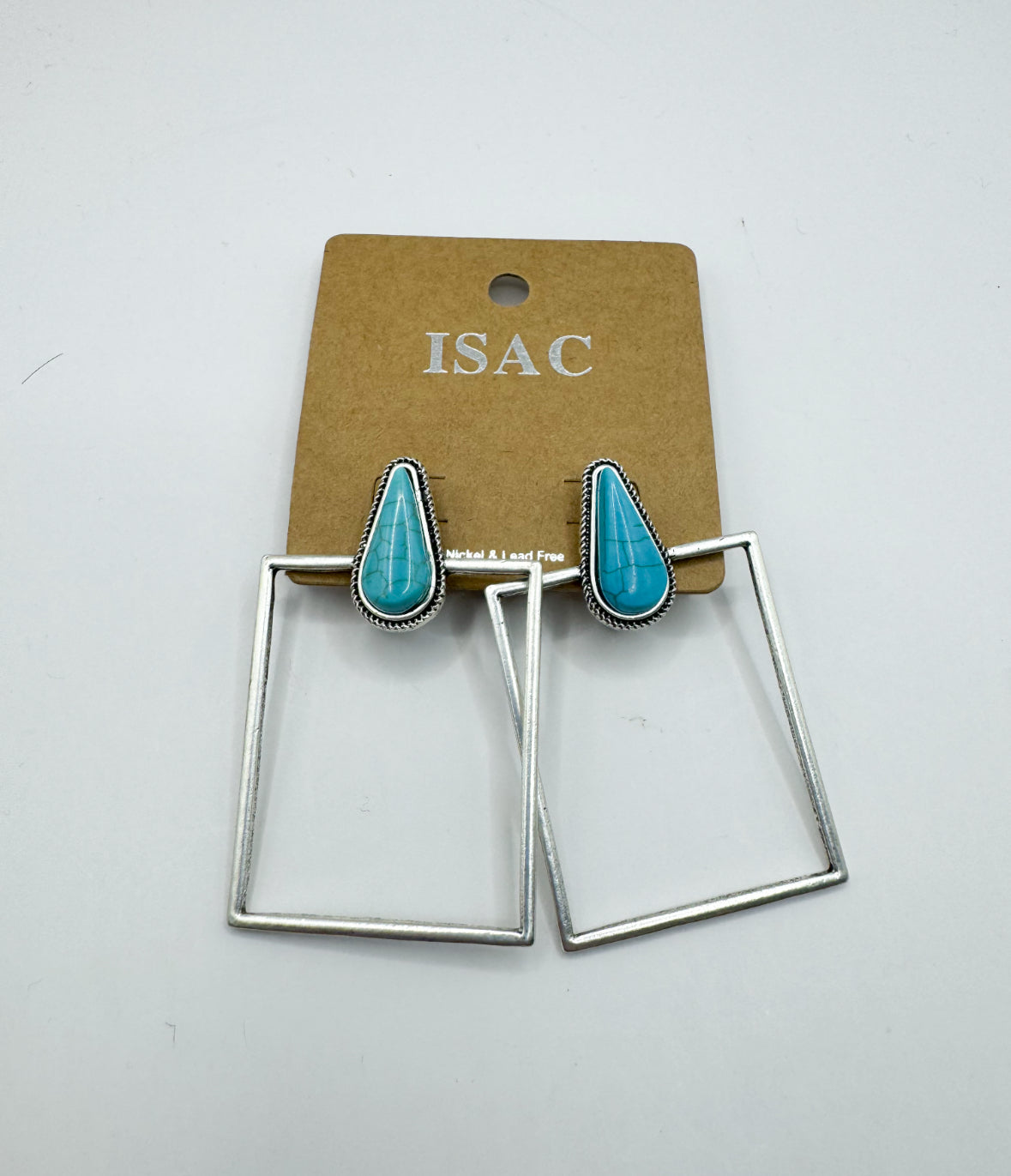 Earrings | Turquoise stud earrings