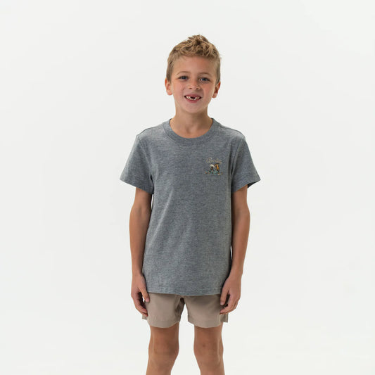 Boys | Burlebo Cowboy Up Dark Grey Youth Tee