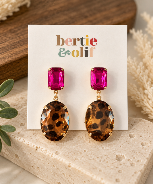 Earrings - Parker Crystal Drop
