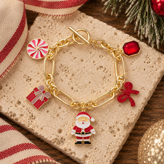 Charm Bracelet - Jolly Santa