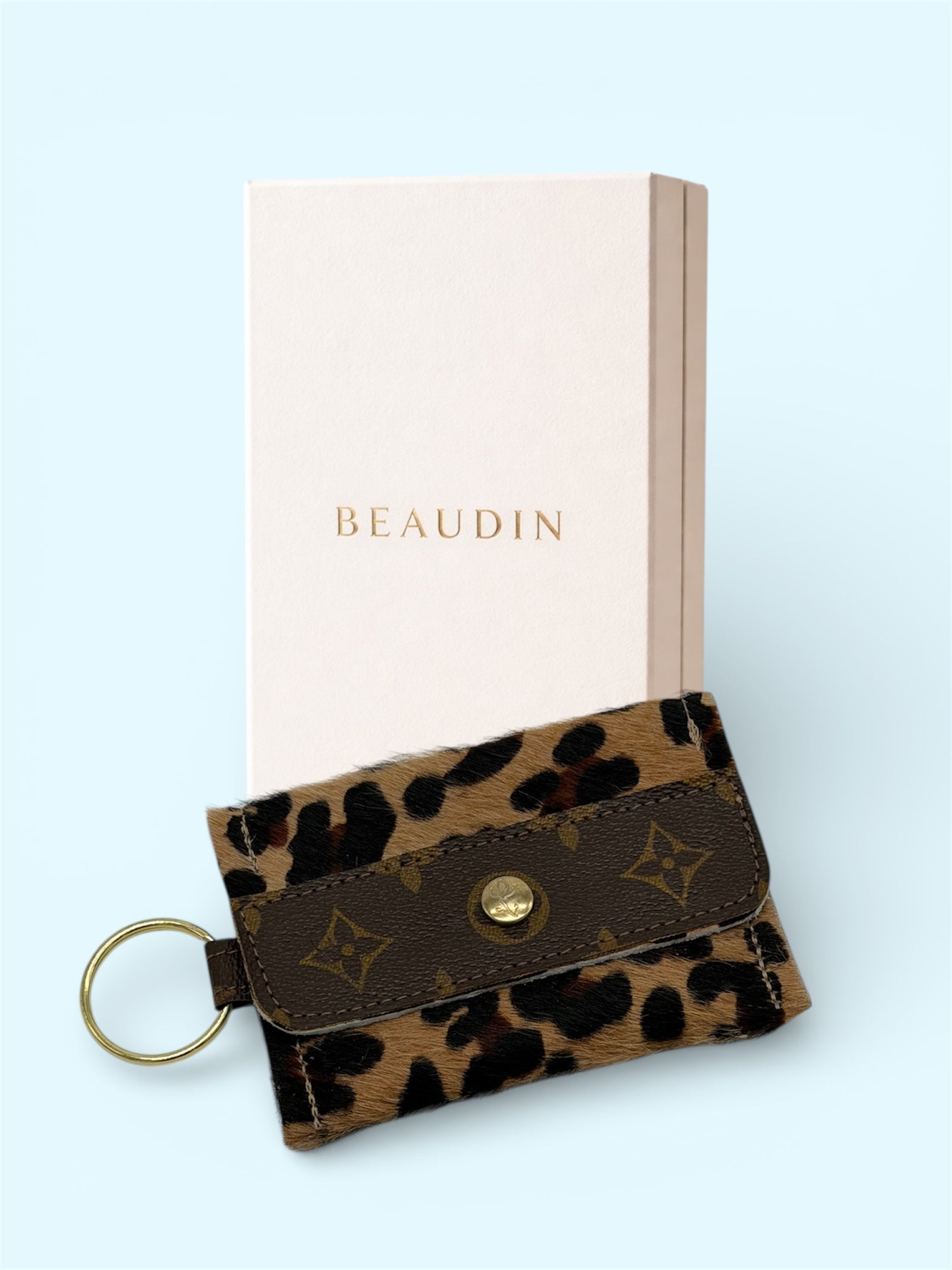Beaudin Keychain Upcycled Wallet – Bertie & Olif Boutique