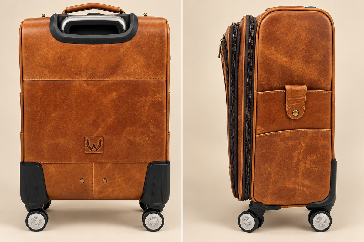 Suitcase - Western Distressed Leather