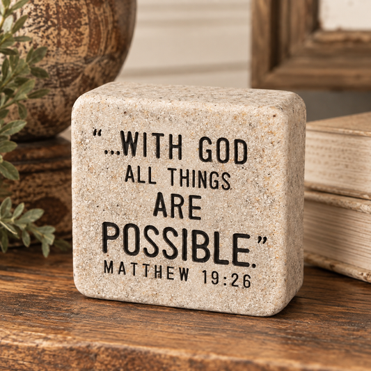 Stone - With God All Things Are possible