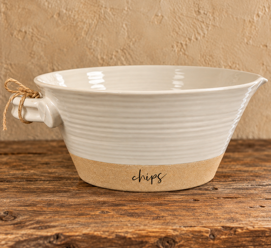 Serving Bowl - Mudpie Stoneware Chips