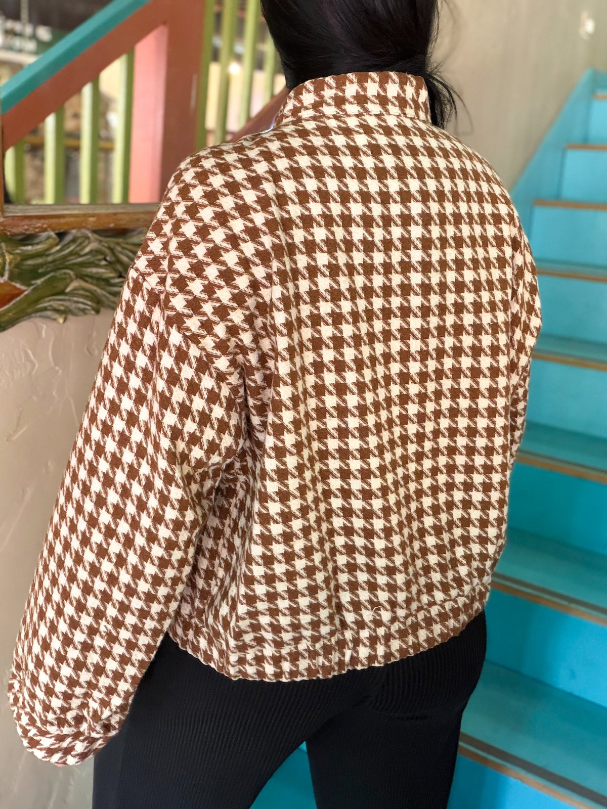 Jacket - Mock Neck Snap Button