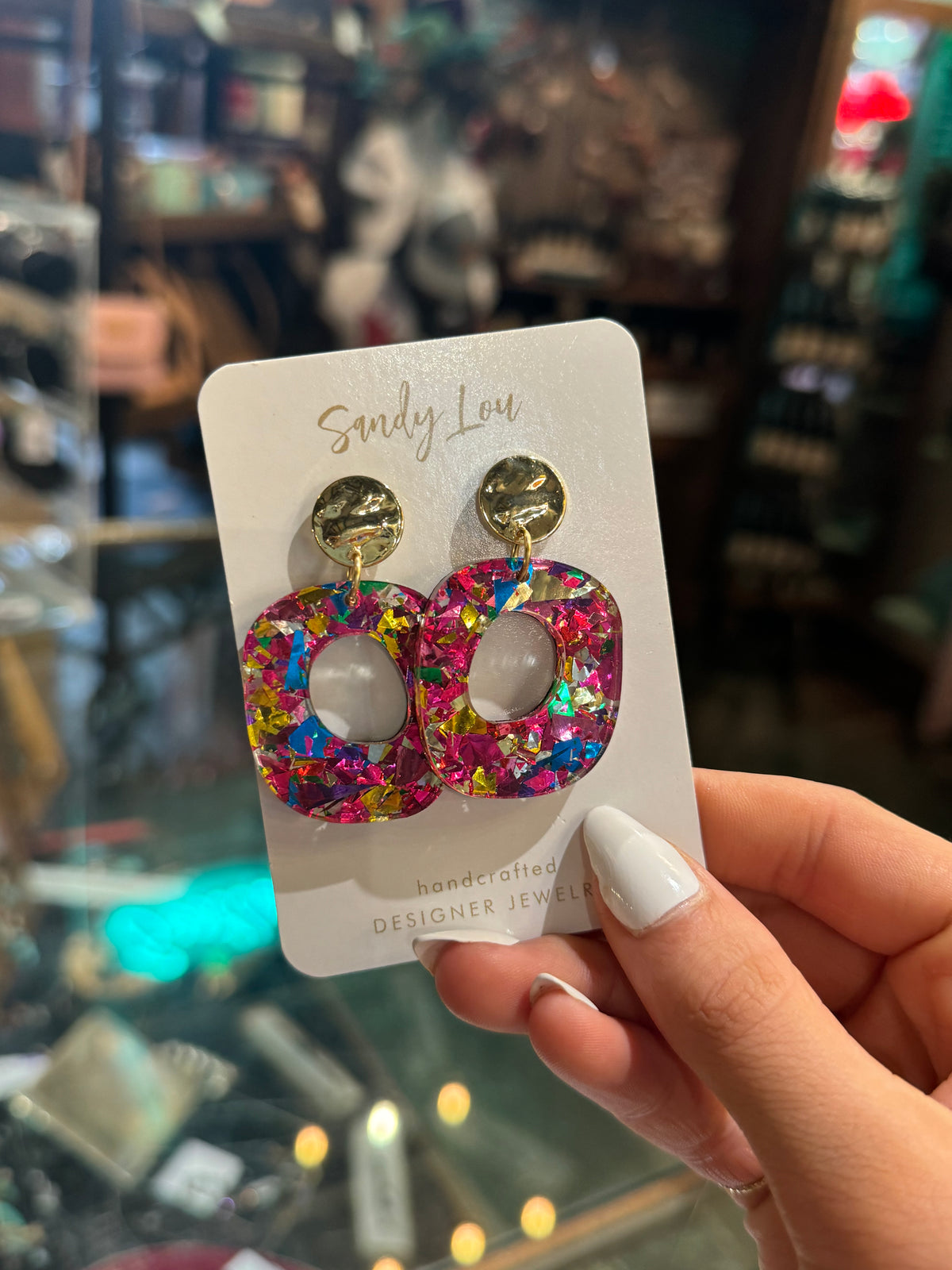 Earrings | Paparazzi Colorful Drop Earrings