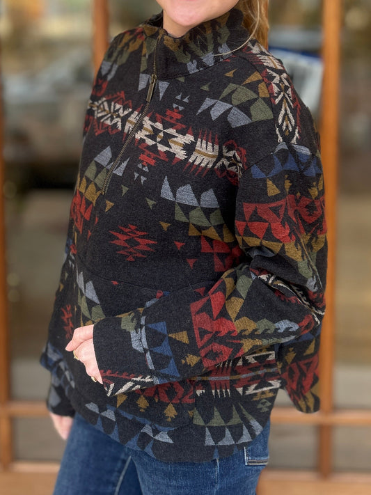 Pendleton Aztec Half Zip Pullover