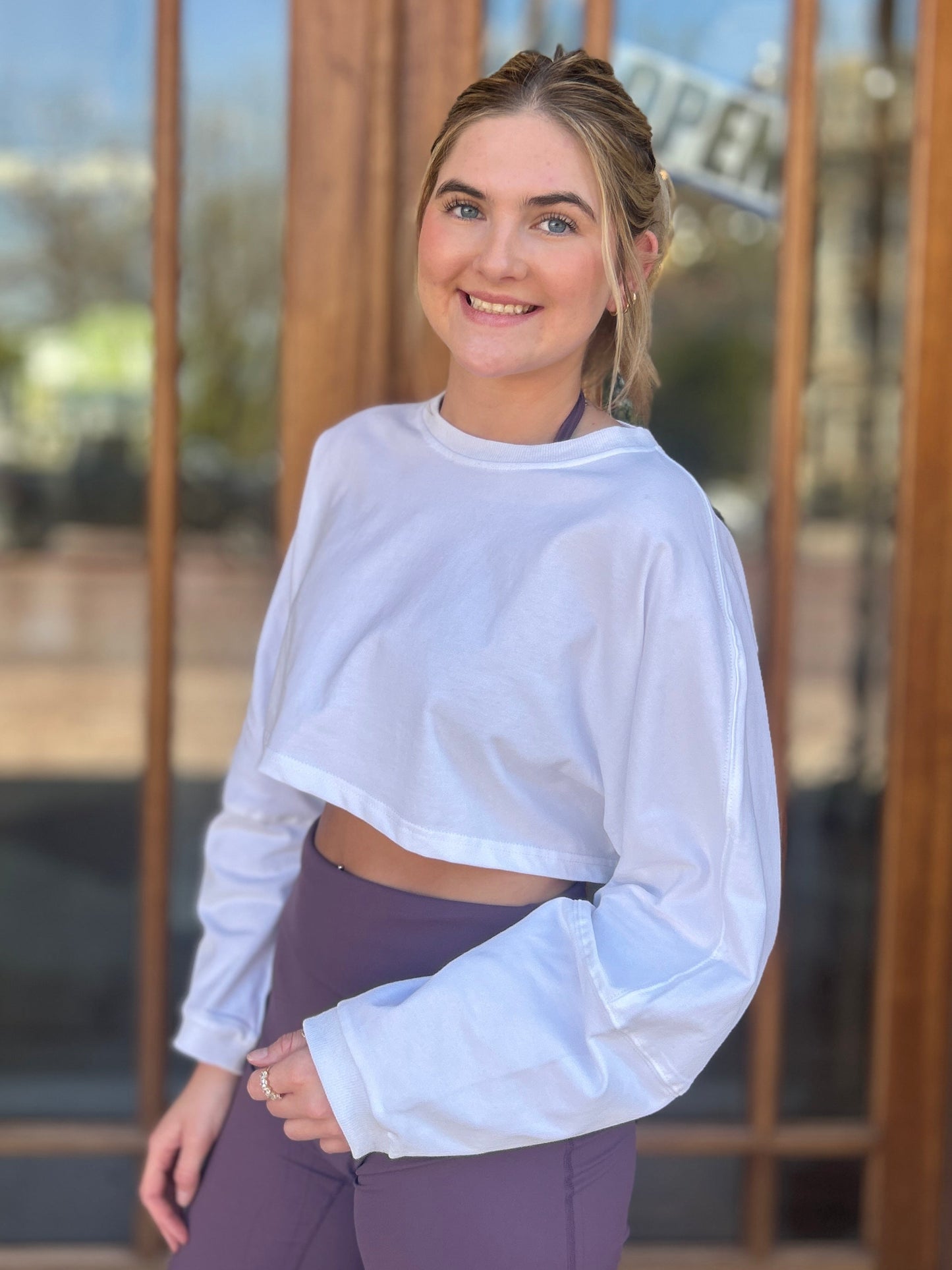 Cotton Loose Crew Neck