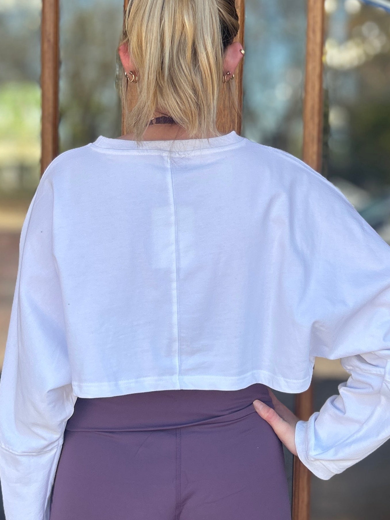 Cotton Loose Crew Neck