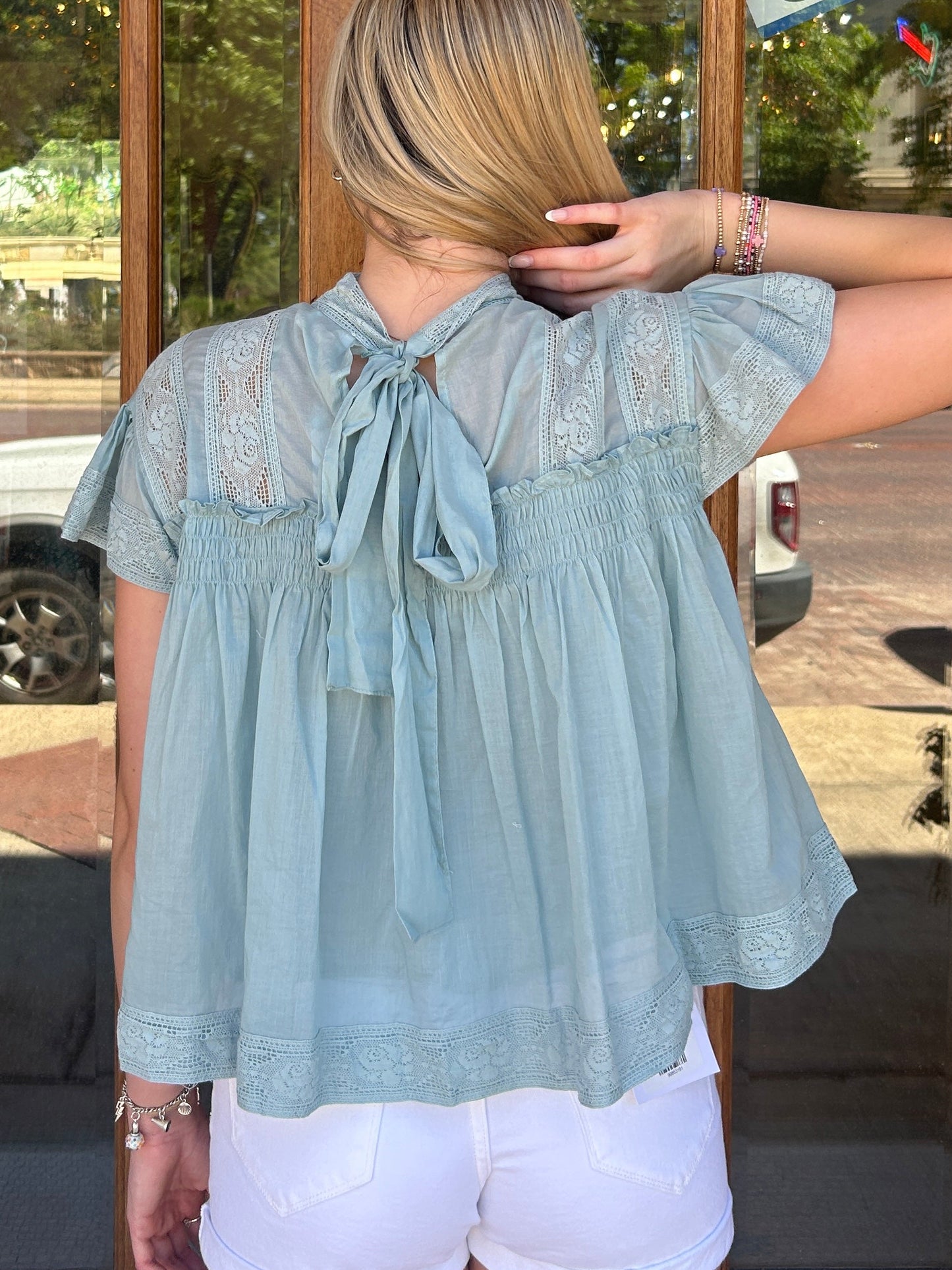 Blouse - Lace Detail BabyDoll