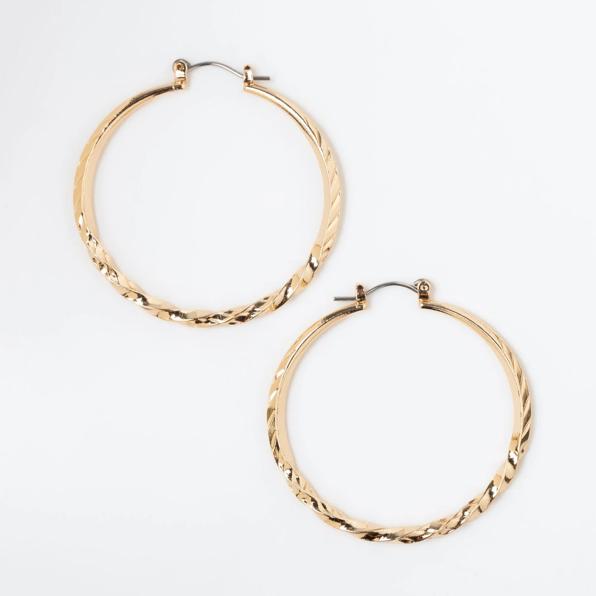 Earrings | Twisted Hoop Earrings