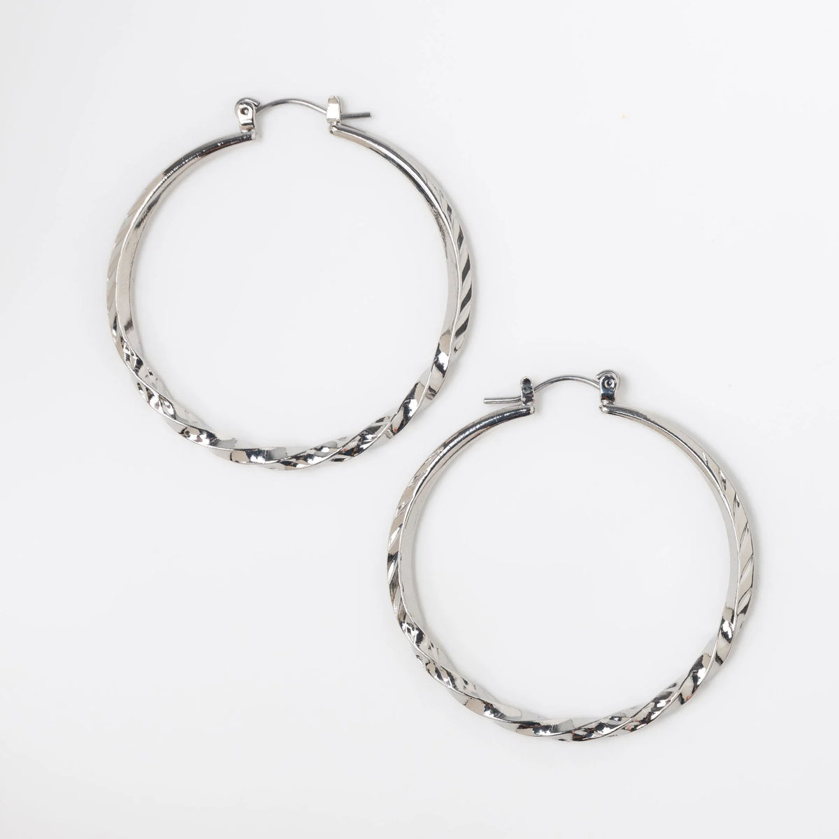 Earrings | Twisted Hoop Earrings