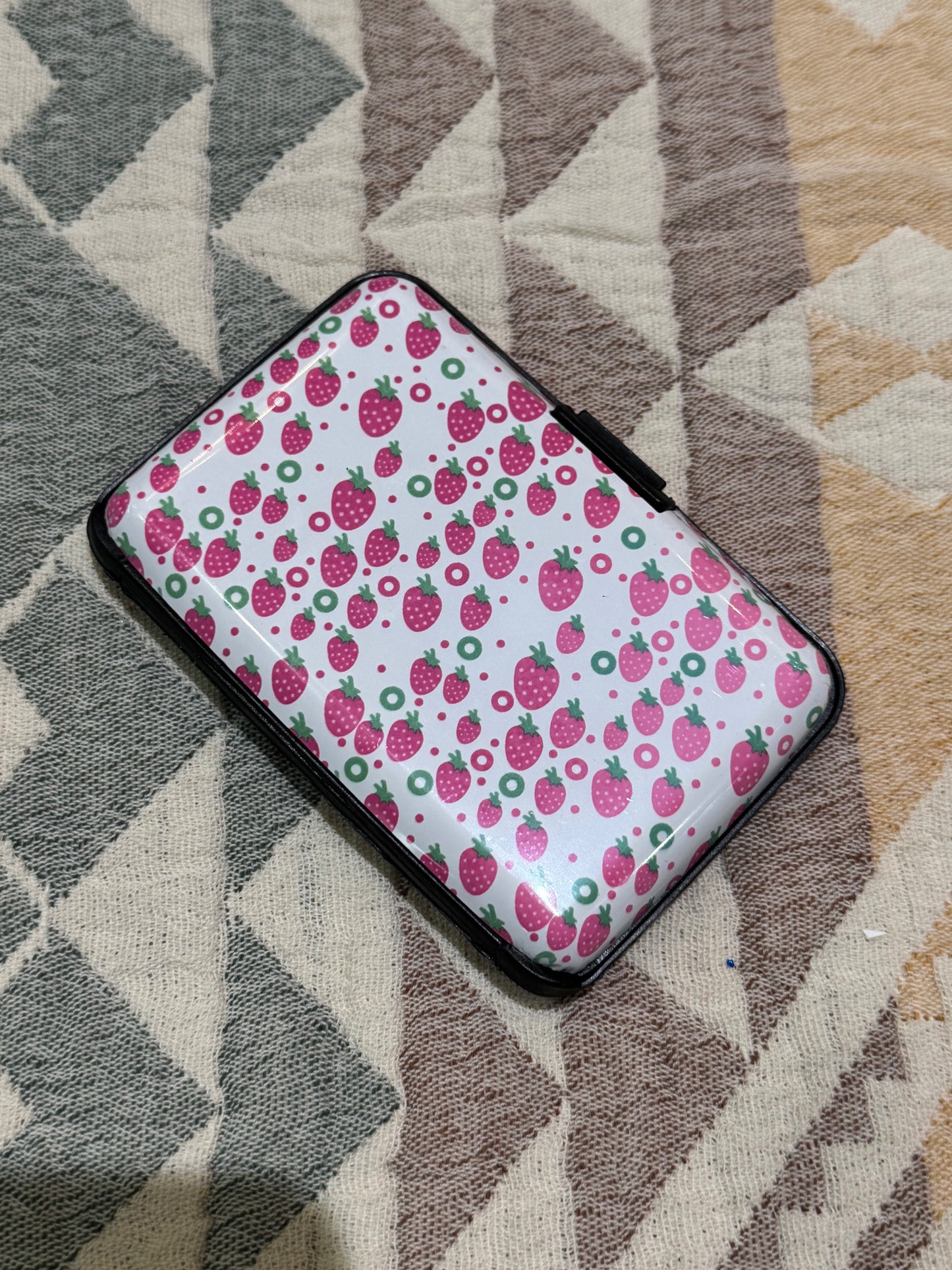 Accessories  | Hearts Glossy Card Holder Caddy Case