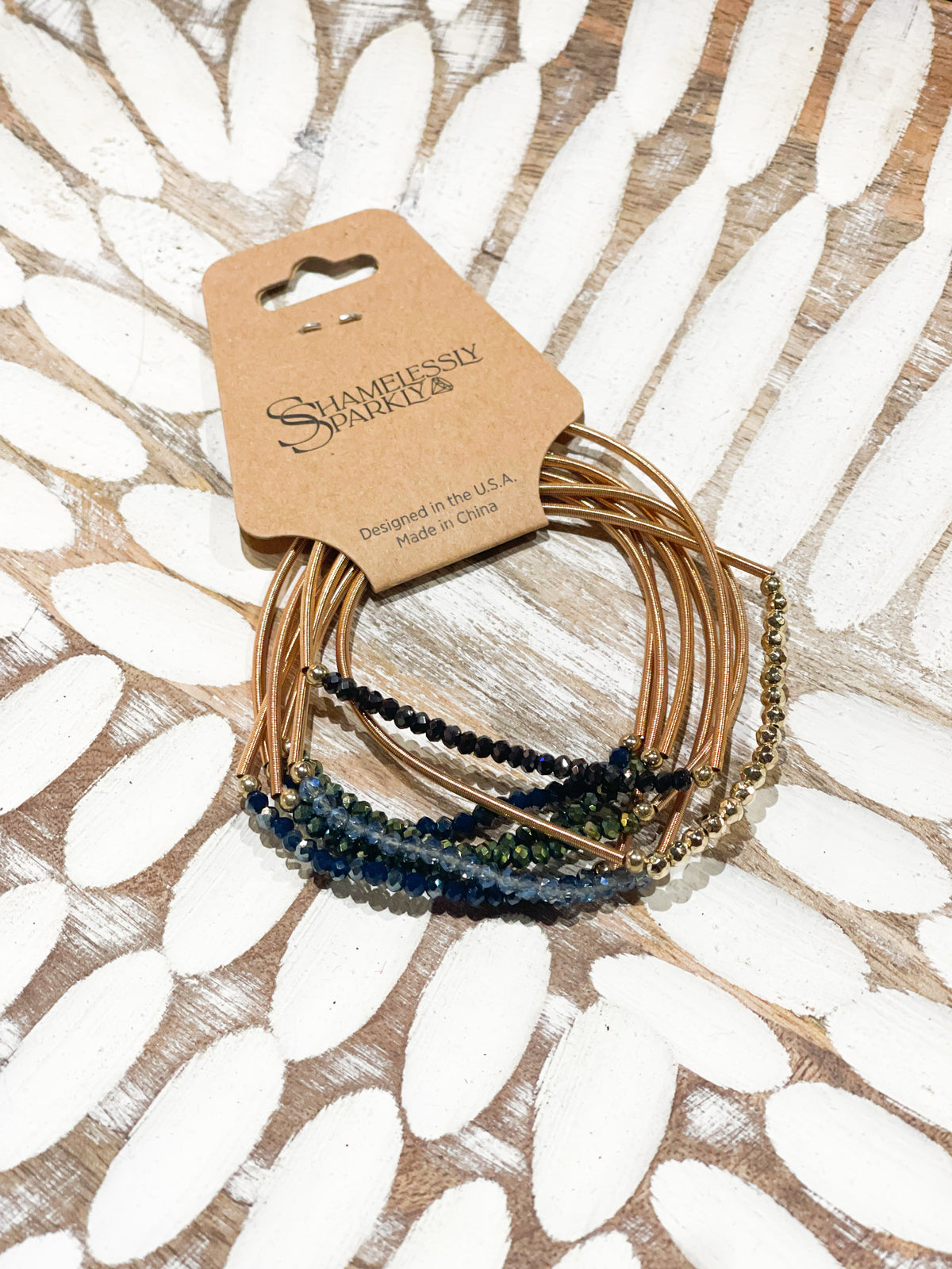 Bracelets | Green Beaded Set