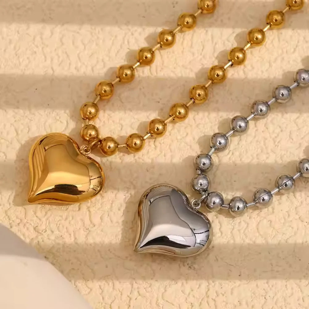 Necklace | Heart Beaded Necklace