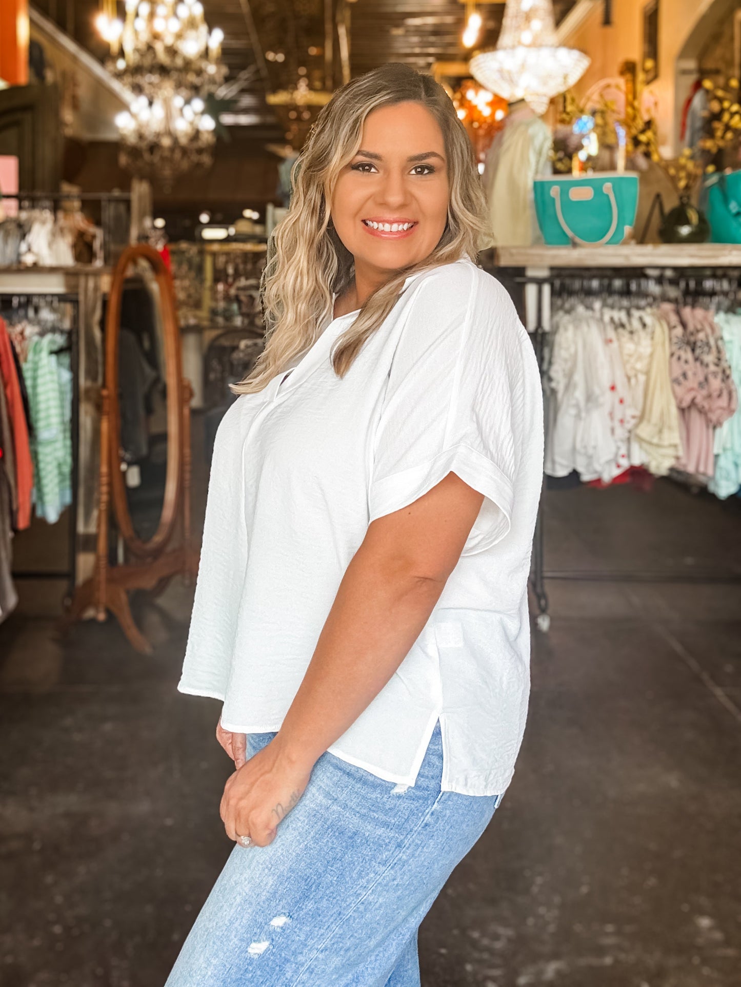 Jodifl Off White Blouse