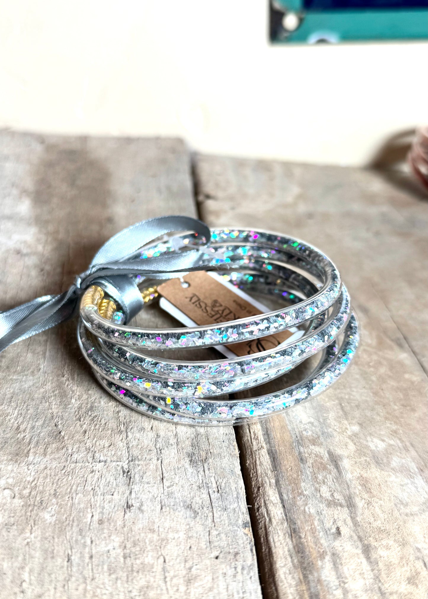 Jewelry | Bracelet Multi-color Confetti Sequin Tube
