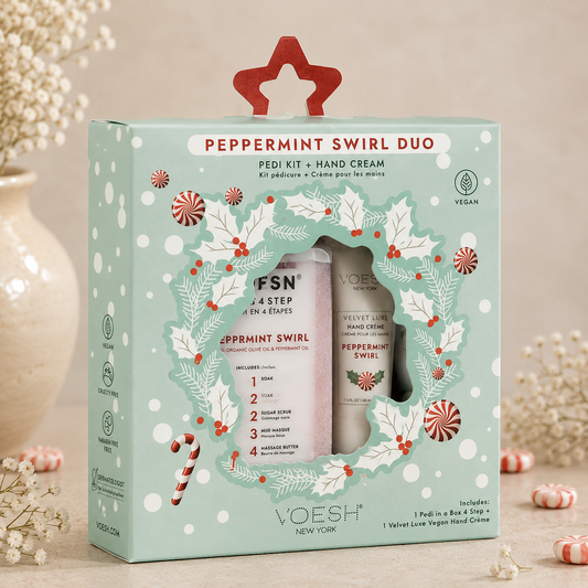 Pedi Duo Kit - Peppermint Swirl