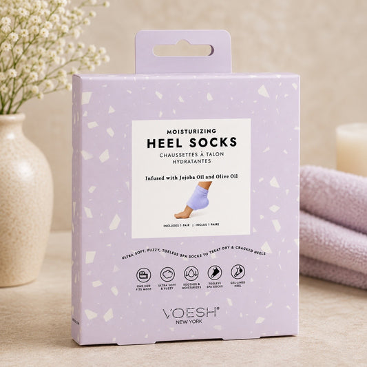 Heel Socks - Moisturizing Purple