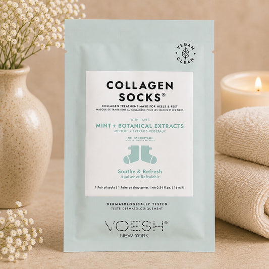Collagen Socks - Mint + Botanical Extracts