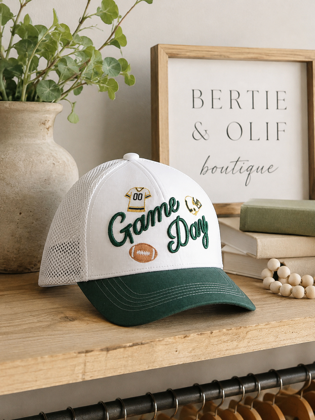 Hat - Game Day Trucker Green