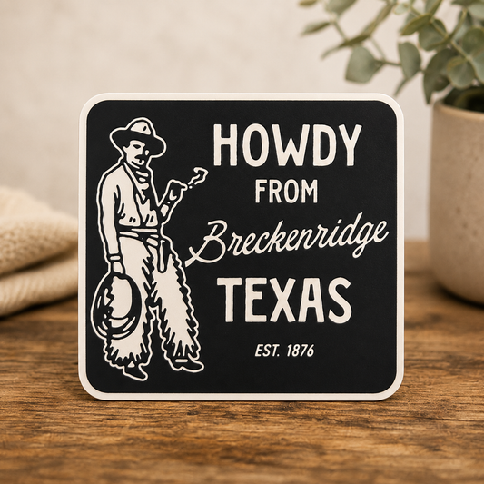 Stickers - Howdy From Breckenridge Texas