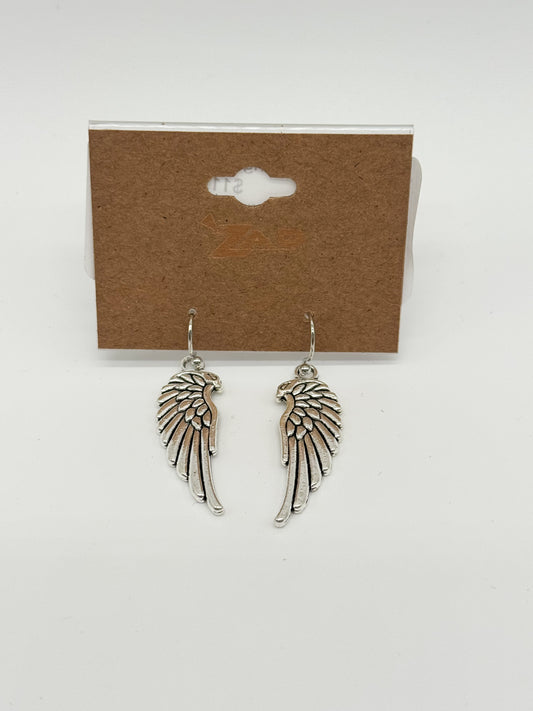 Jewelry | Earrings Silver Angel Wing