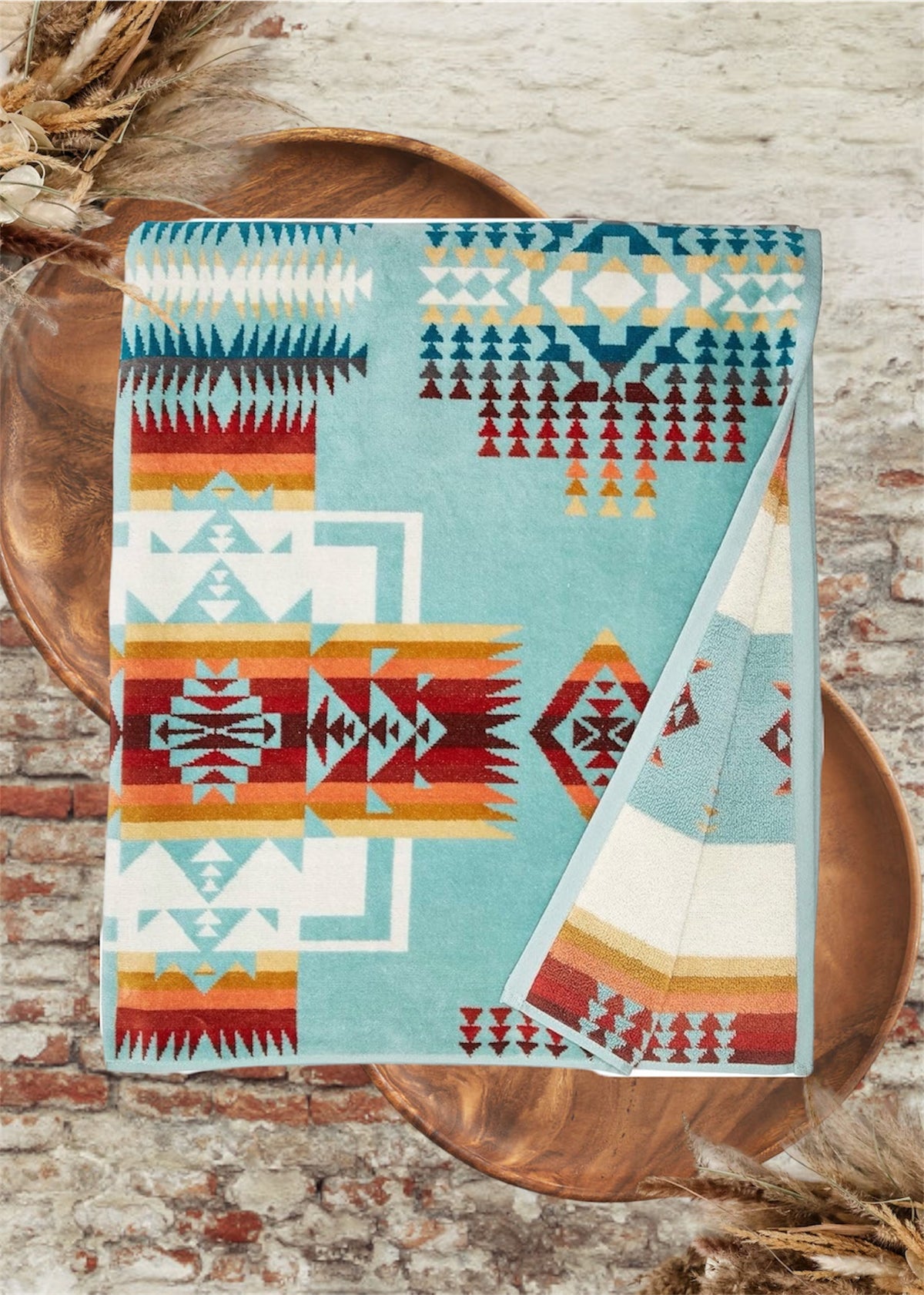 Pendleton | Chief Joseph Spa Towel - Aqua