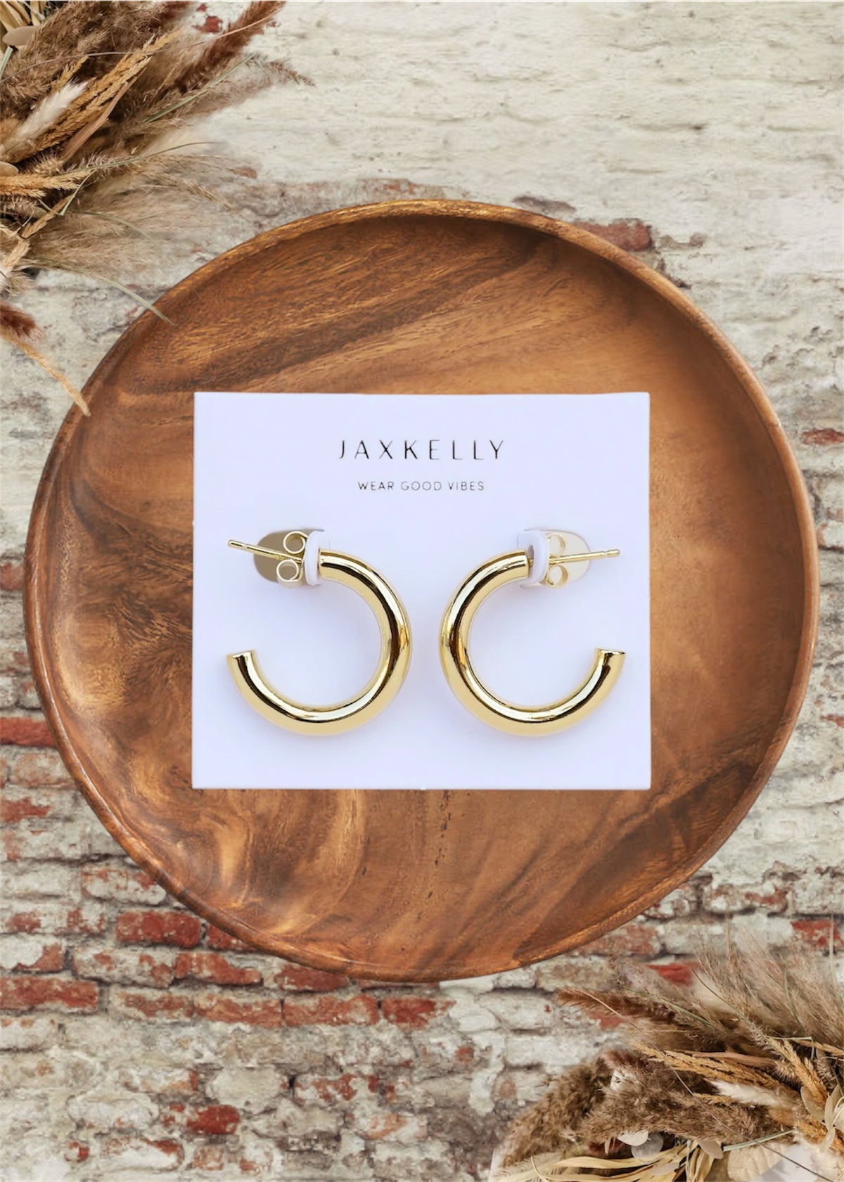 Earrings | Everyday Gold Hoops - Medium