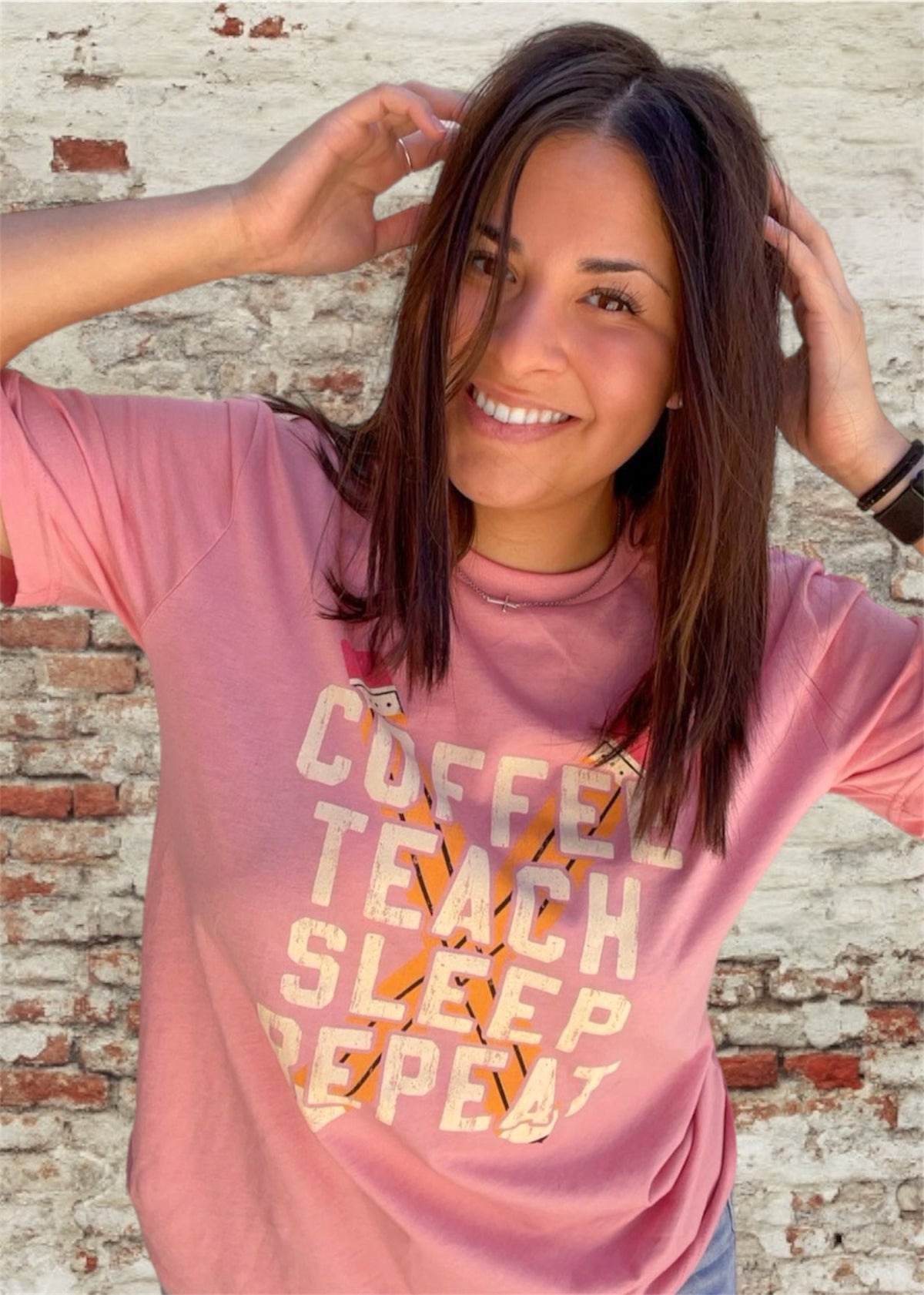 Graphic Tee | Coffee Teach Sleep Repeat