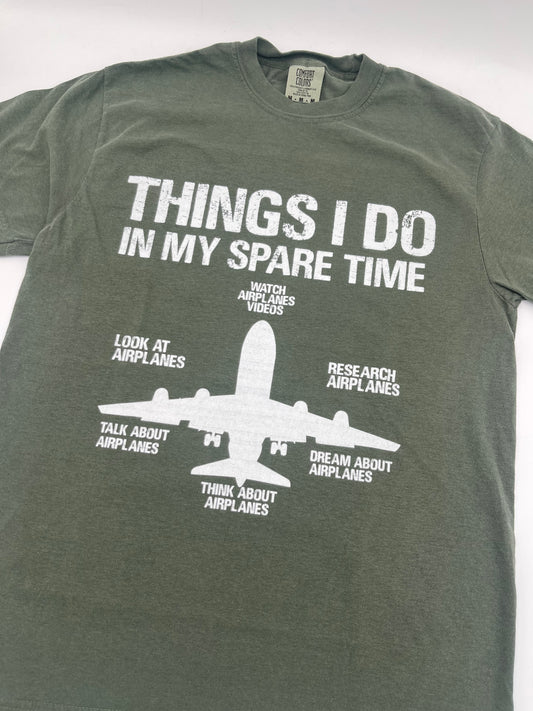 Tops | Graphic Tee Aviation In My Spare Time