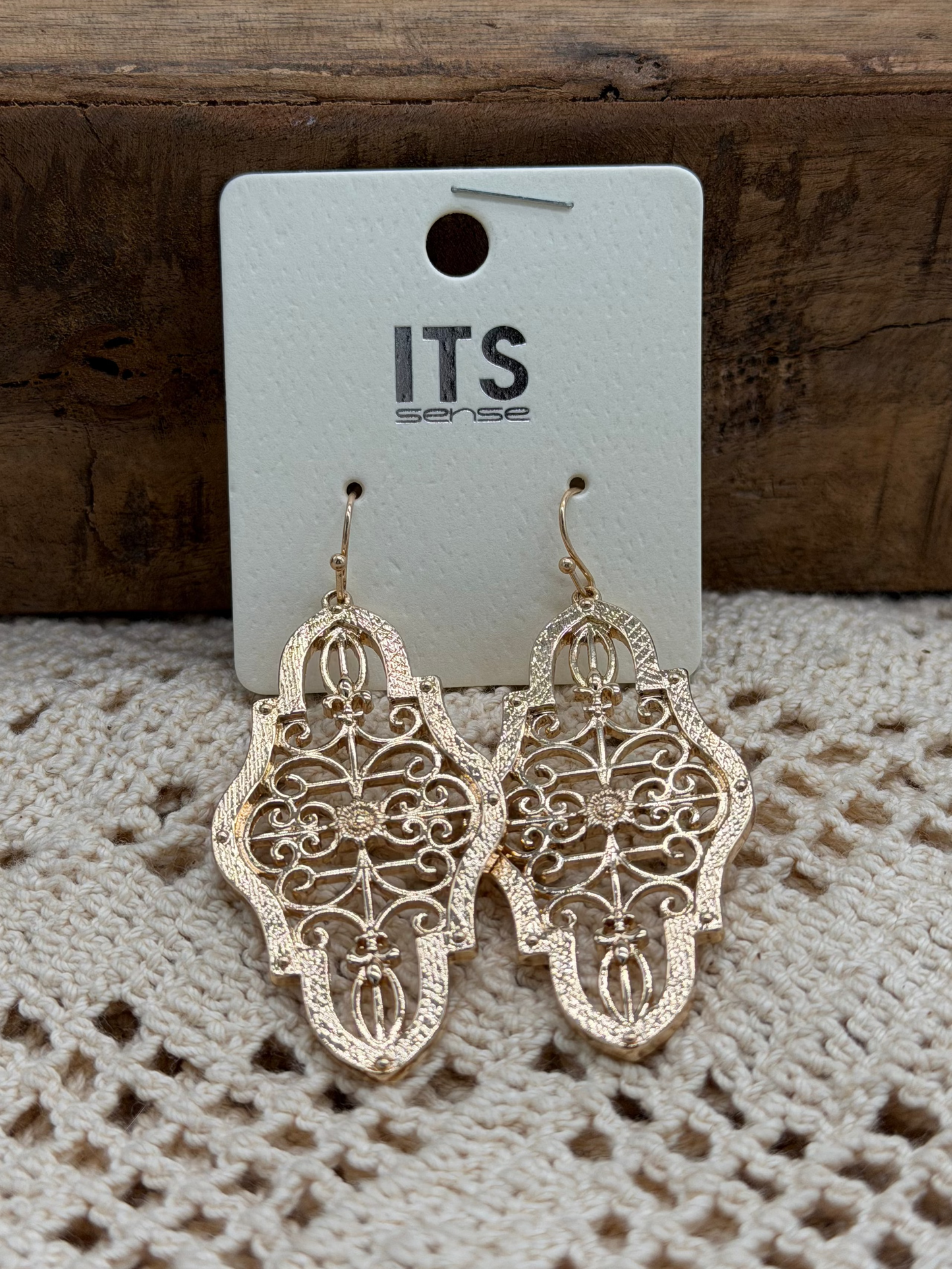 Jewelry | Earrings Gold Boho Filigree Drop