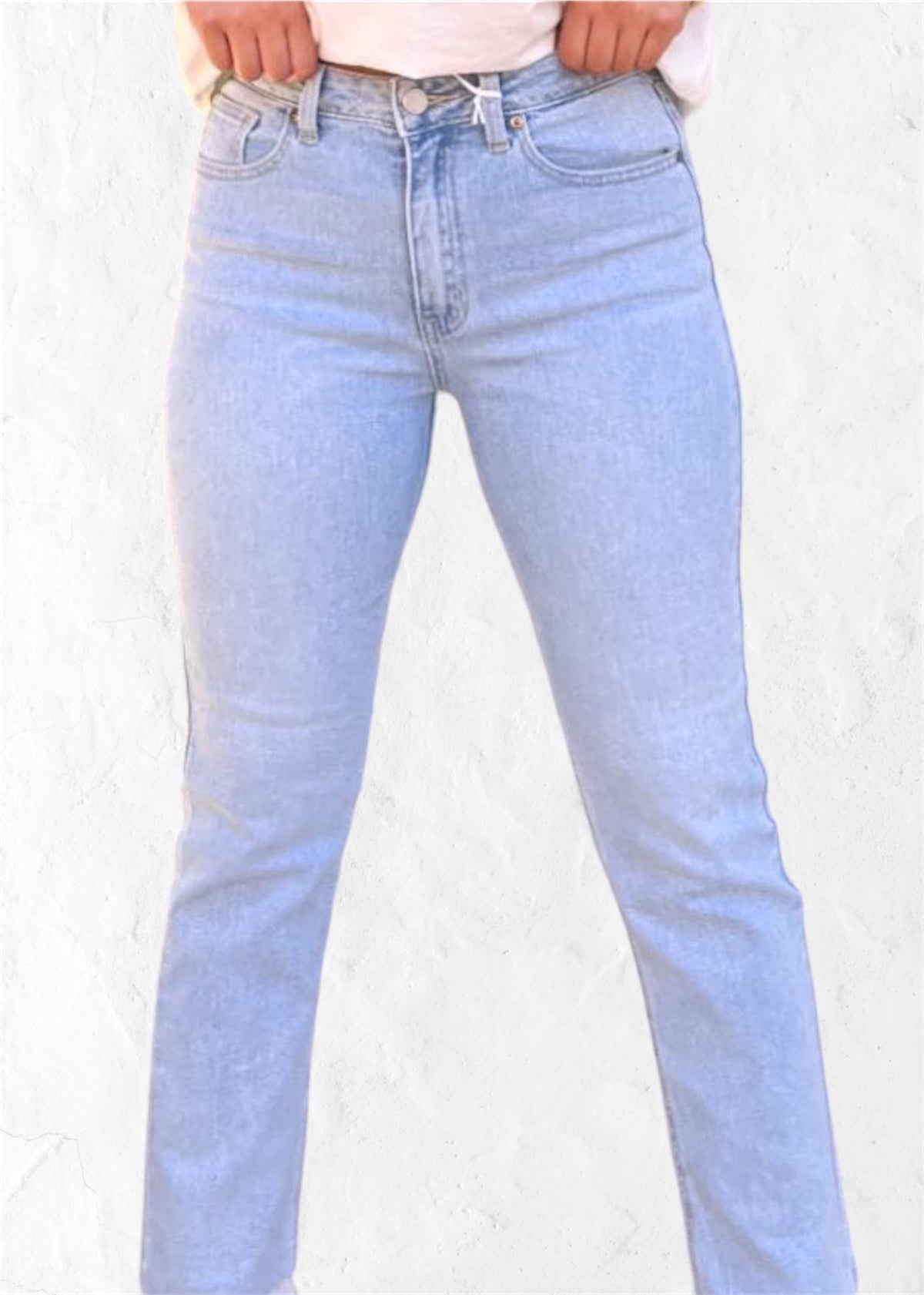 JBD | Jeans Light Cut Off Cropped Straight Leg