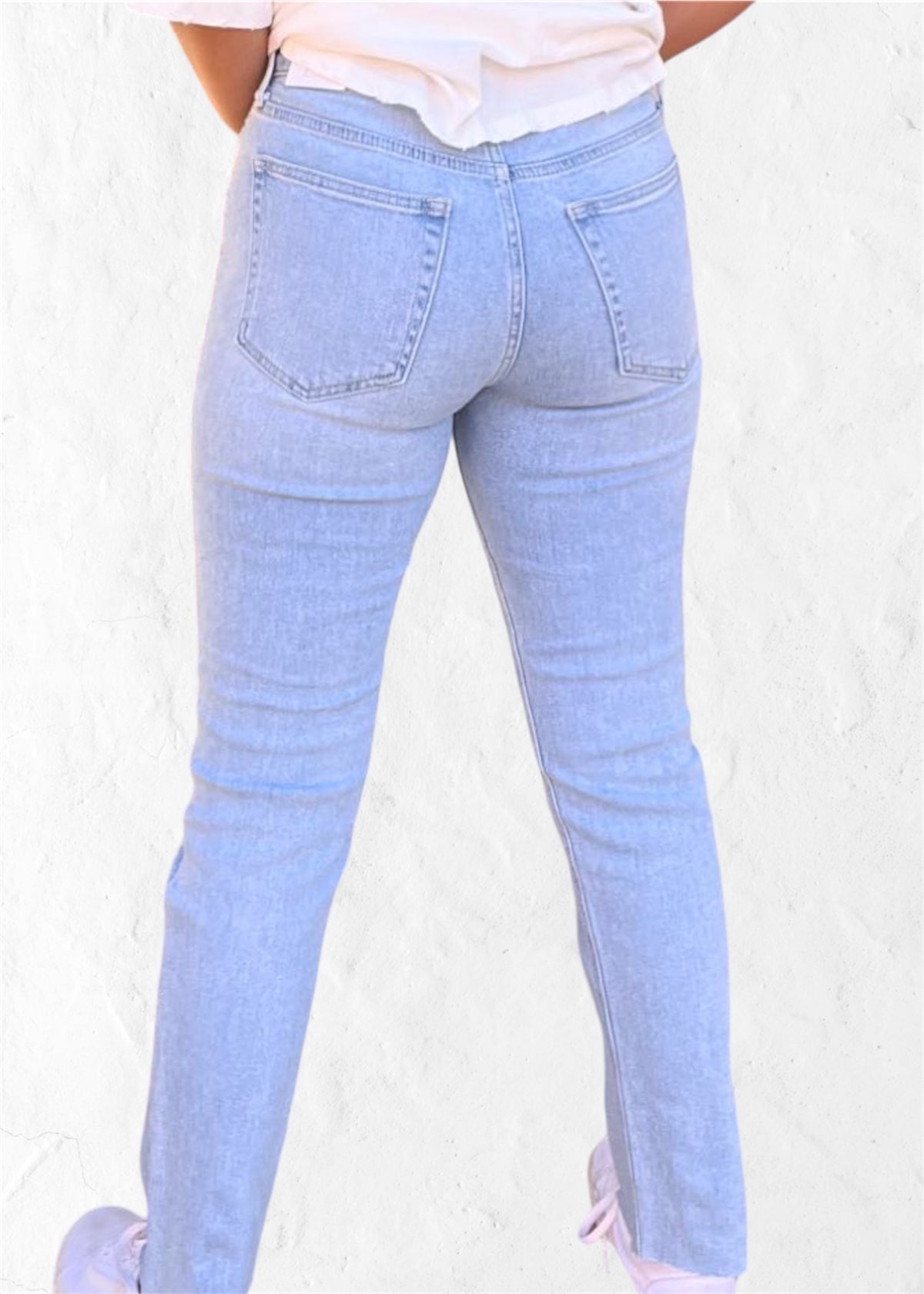 JBD | Jeans Light Cut Off Cropped Straight Leg