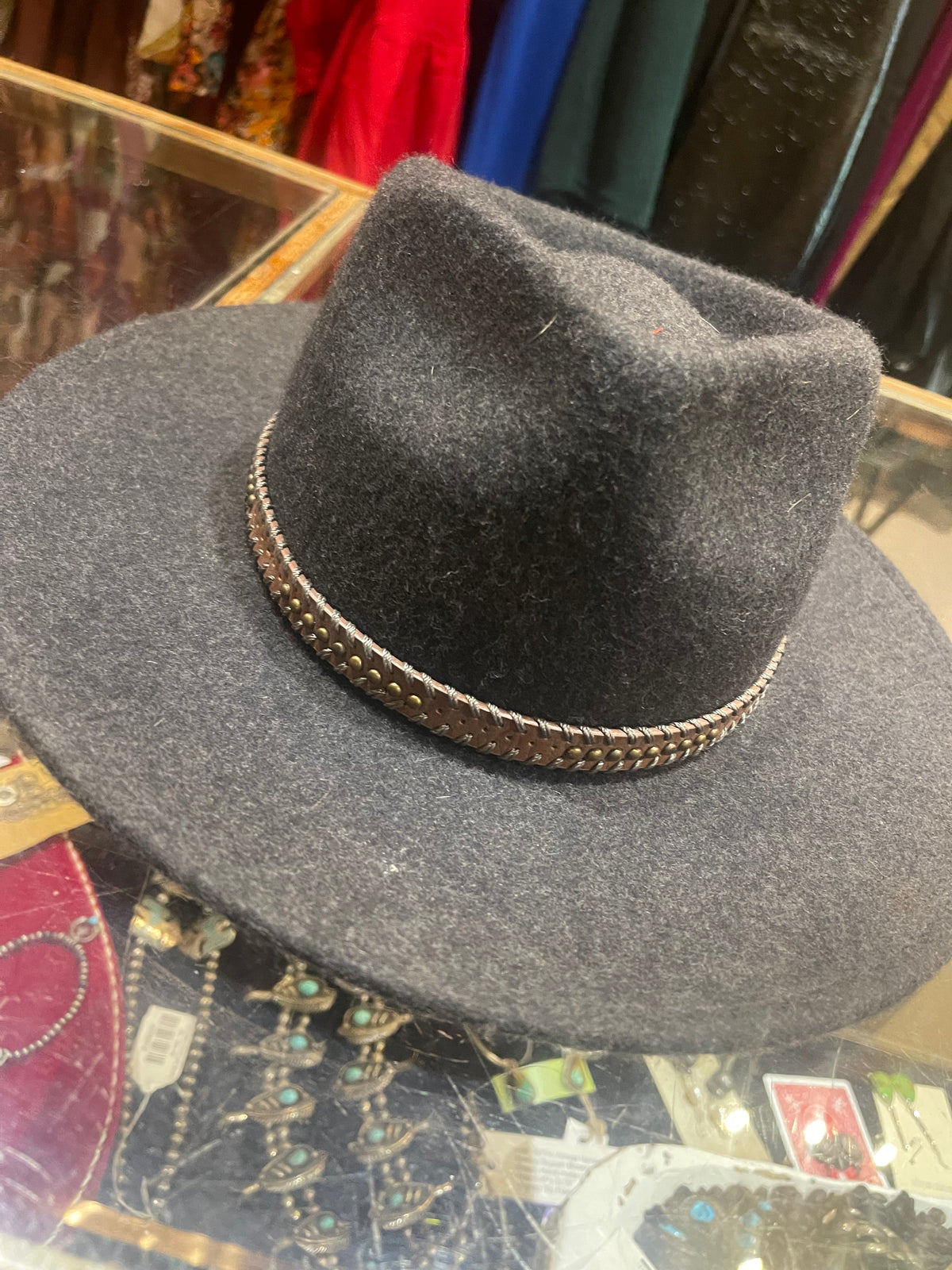 Hat | C.C. Fedora Hat- Charcoal