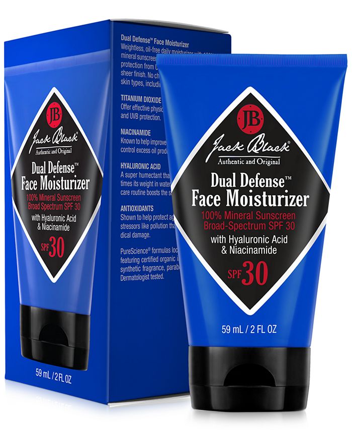 Jack Black Dual Defense Face Moisturizer Sunscreen (2oz)