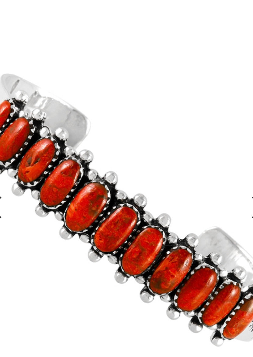 Authentic Coral Cuff Bracelet